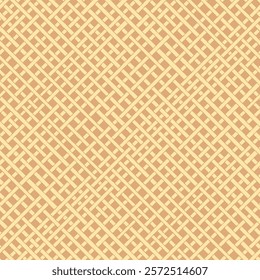 Seamless pattern with cane weave texture - hand drawn vector illustration.