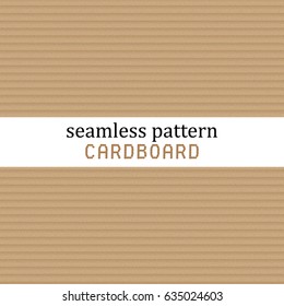 seamless pattern with cardboard texture