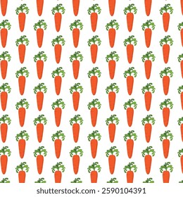 seamless pattern with carrot fruits