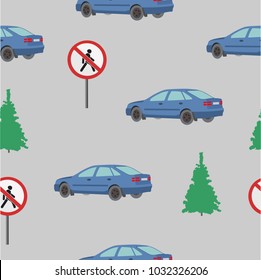 Seamless pattern "Cars"