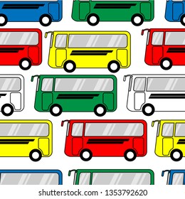 Seamless Pattern Cars