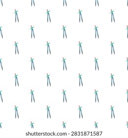 Seamless pattern and cartoon