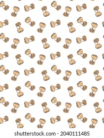 Seamless pattern with cartoon brown snakes. Print, texture, repeat, textiles, wallpaper. Holidays for children. Prints for gift wrapping