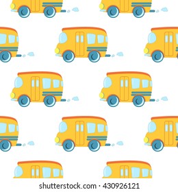 Seamless pattern of cartoon cars.