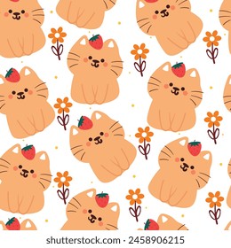 Fondo de pantalla animal lindo para la tela, papel de envoltura del regalo