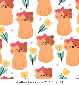 Fondo de pantalla animal lindo para la tela, papel de envoltura del regalo