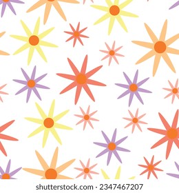 flor de dibujos animados sin soldadura y hojas para textiles, papel de envoltura de regalo
caricatura de fondo sin fisuras, ilustración vectorial, papel pintado, textiles, bolsa, ropa, diseño de moda