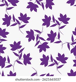 nahtloses Muster mit Cartoon-Blumen. Handzeichnung. Design für Stoff, Druck, Textil, Umschlag 