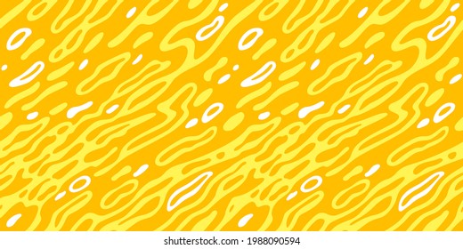 Seamless Pattern with Cartoon Splashes. Vector Illustration of Juice for Packaging and Banners Background