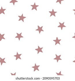 seamless pattern with cartoon stars. Colorful vector flat style for kids. Space. hand drawing. baby design for fabric, print, wrapper, textile