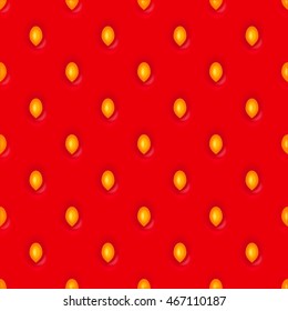  Seamless pattern of cartoon style strawberries. Vector background strawberry seamless pattern illustration. Healthy nature texture sweet strawberry seamless pattern red food berry fruit design.