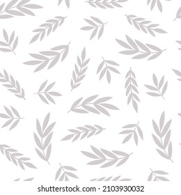 Seamless pattern with cartoon twigs. colorful vector. hand drawing. ornament, flat style. design for fabric, print, textile, wrapper