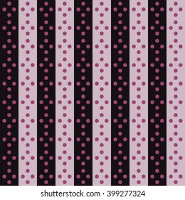 Seamless pattern. Casual polka dot texture. 
