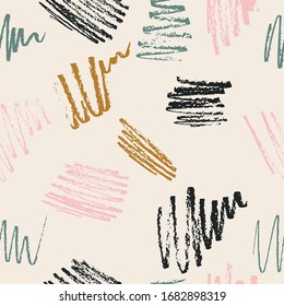 Seamless pattern. Casually shaded squares. Random order. Chaotic pattern. Children flourish. Fashion camouflage.