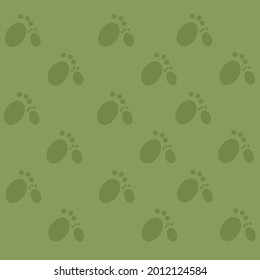 Seamless Pattern Cat Tracks for Food Packaging