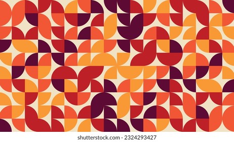 seamless pattern with cats, abstract art modern, colorful background