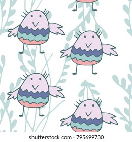 seamless pattern with cats and hearts, cat cartoon, vector textile fabric print, wrapping paper vector illustration clipart 