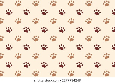 seamless pattern with cat's paws for banners, cards, flyers, social media wallpapers, etc.