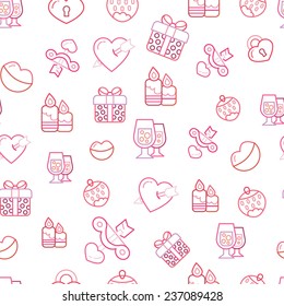 Seamless pattern celebration of love and happiness for design. Good for use as a pattern for Saint Valentine's Day