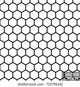 Seamless Pattern. Cells. The Bee Hive. Texture. For Your Design.