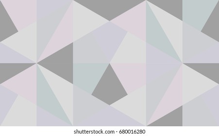 Seamless pattern. Cellular honeycomb structure. Angular figures of subdued tones.