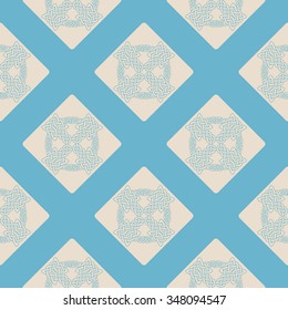 Seamless pattern with Celtic art and ethnic ornaments for your design