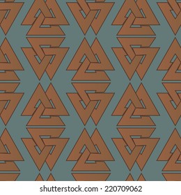 seamless pattern with celtic grid