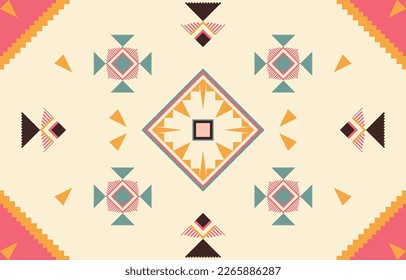 Patrón sin foco. Joyería de la tribu de la etnia cerámica. Diseño nativo americano, navajo, patrón mexicano, tapicería