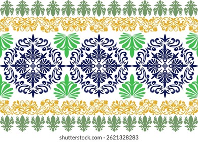 Seamless pattern ceramic tiles oriental pattern uzbek islamic pattern oriental floral pattern arabic
