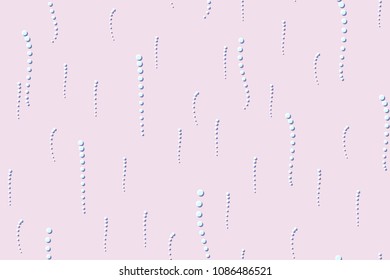 Seamless pattern of the chain of bubbles