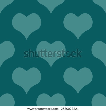 Seamless Pattern of Chalk Drawn Sketches Pink and Red Hearts on Chalkboard Backdrop. Stylized Romantic Grunge Endless Motif. Continuous Background of Realistic Crayon-Drawn Signs on Blackboard.