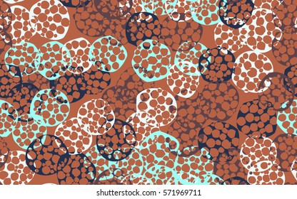 Seamless pattern. The chaos of torn pancakes. Random colored spots. Fashion camouflage.
