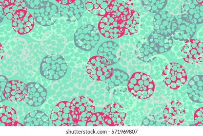 Seamless pattern. The chaos of torn pancakes. Random colored spots. Fashion camouflage.