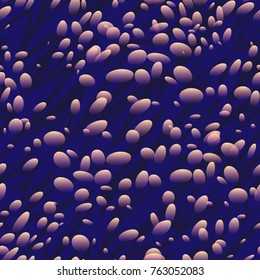 Seamless pattern with chaotic dots. Vector soft texture