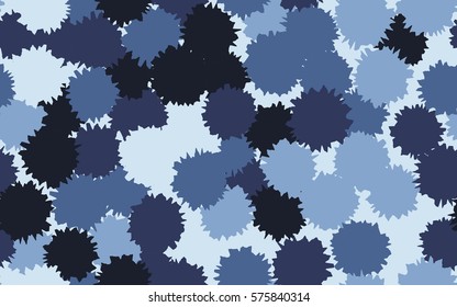 Seamless pattern. Chaotic spots. Chaos of colors. Fashion camouflage.
