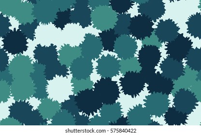 Seamless pattern. Chaotic spots. Chaos of colors. Fashion camouflage.