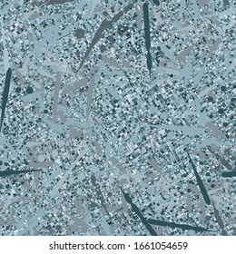 Seamless pattern. Chaotic spray of paints on canvas. Fashionable camouflage.