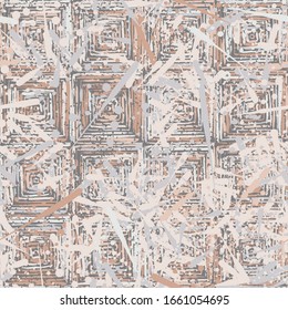 Seamless pattern. Chaotic spray of paints on canvas. Fashionable camouflage.