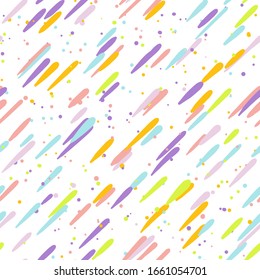 Seamless pattern. Chaotic spray of paints on canvas. Fashionable camouflage.