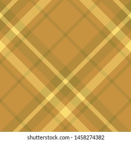 Seamless pattern in charming discreet orange and light yellow colors for plaid, fabric, textile, clothes, tablecloth and other things. Vector image. 2