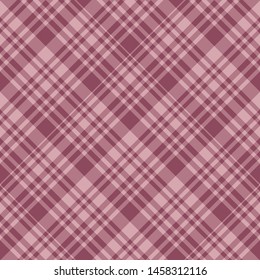 Seamless pattern in charming warm berry pink colors for plaid, fabric, textile, clothes, tablecloth and other things. Vector image. 2