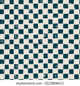 Nahtloses Muster mit Check-in Untersättigte Erde und khaki Töne für Oberflächendesign und andere Design-Projekte. Realistische Linienkunst