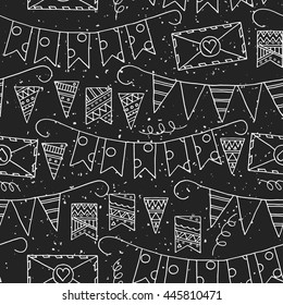 Seamless pattern with checkboxes