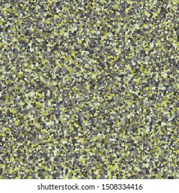 Seamless pattern. Checkered camouflage. Many shades. Chaos of colors. Fashionable texture.