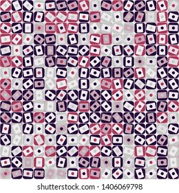 Seamless pattern. Checkered camouflage of unusual structure. The colors are fun. Fashionable shades.