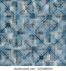 Padrão contínuo. Camuflagem xadrez com textura waffle. Óculos de gelo.
