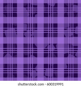 Seamless pattern. Checkered drawing. A chaotic background. Rounded squares and rectangles. Children's textiles. Grunge wallpaper. Flat. Cartoon.