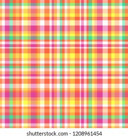 Seamless pattern. Checkered geometric wallpaper of the surface. Striped multicolored background. Pretty texture. Print for banners, flyers, t-shirts and textiles