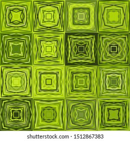 Seamless pattern. Checkered texture. Green camouflage.
