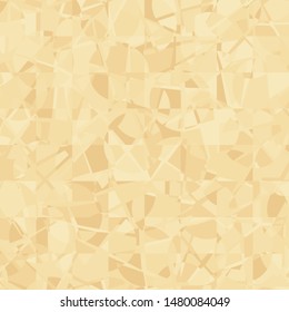 Seamless pattern. The checkered texture intersects with chaotically laid broken circles. The colors of old paper. Use for fabrics, interiors and other design.